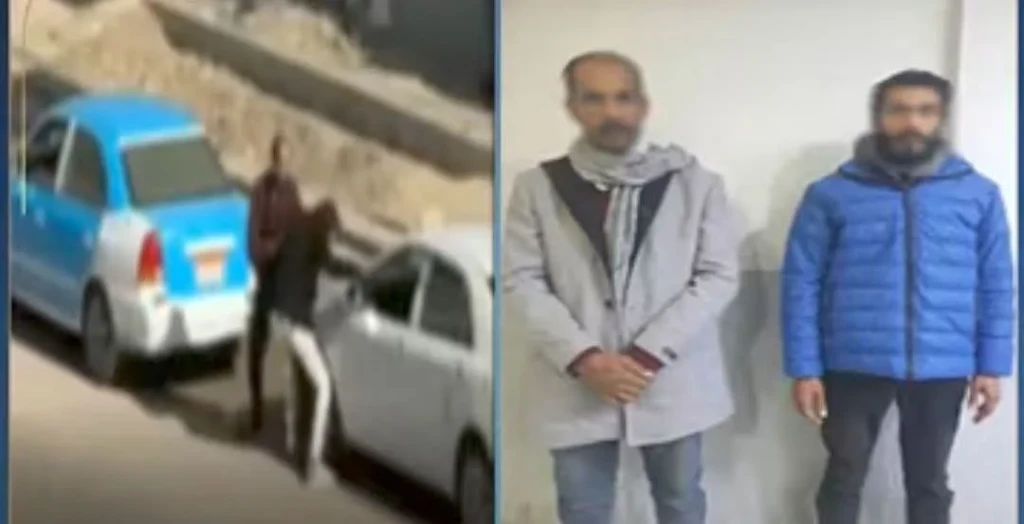 الداخلية:ضبط المتهمين في مقطع فيديو بالتعدي علي سائق سيارة أجرة بدمياط