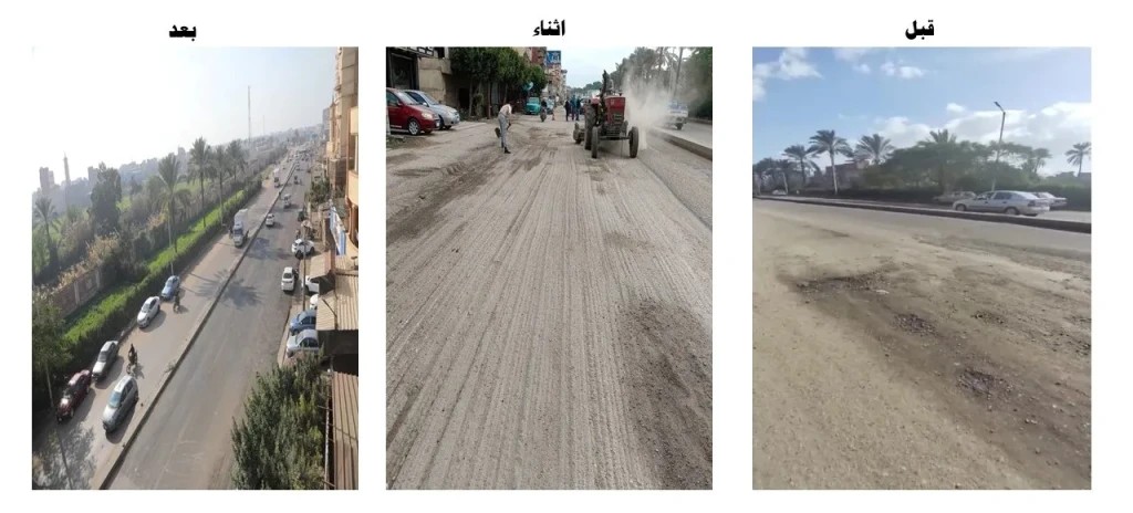 في استجابة سريعة لشكوى مواطن.. النقل تنهي رفع كفاءة وصلة السنانية بدمياط