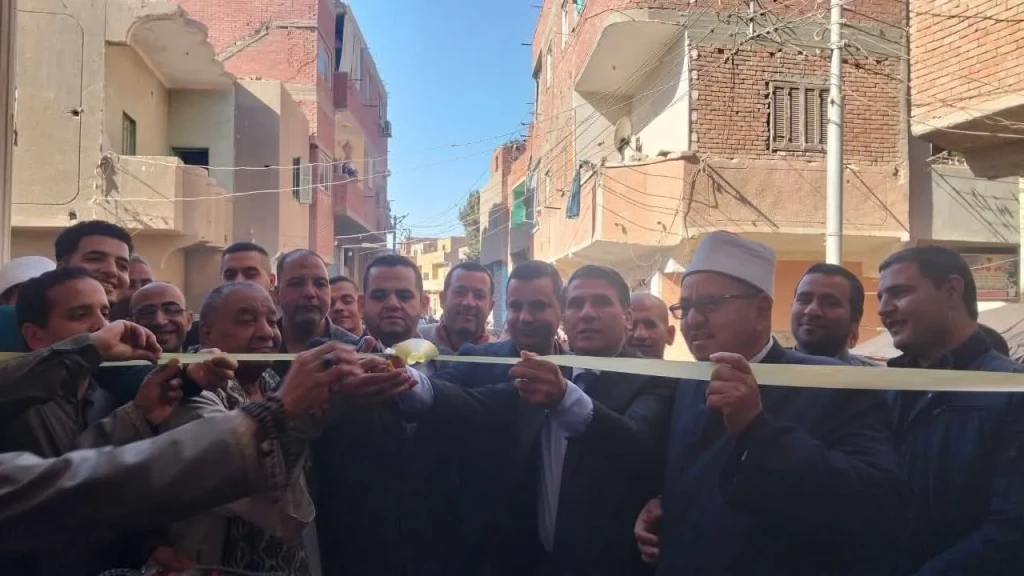 محافظ بني سويف ينيب رئيس مركز  ناصر في افتتاح مسجد التحرير