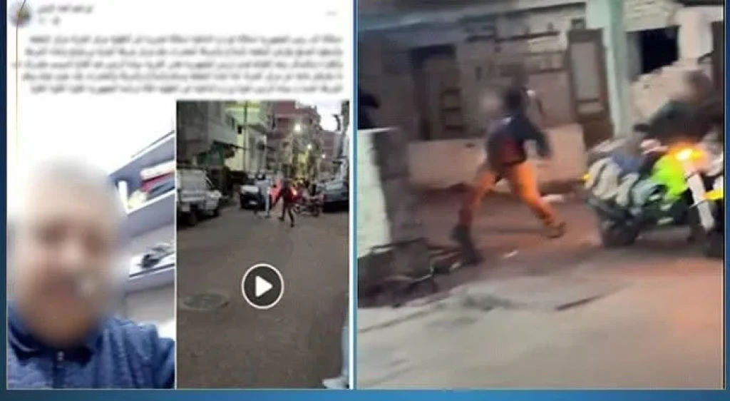 ضبط أحد الأشخاص بالتعدى علي شخصين بالضرب وإحداث إصابتهما بإستخدام سلاح أبيض