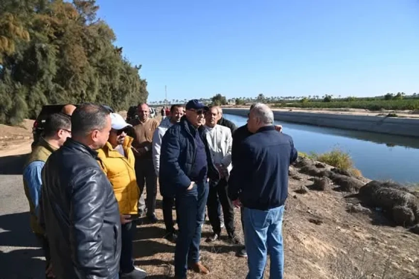وزير الري يتفقد حالة المنظومة المائية بمحافظة البحيرة