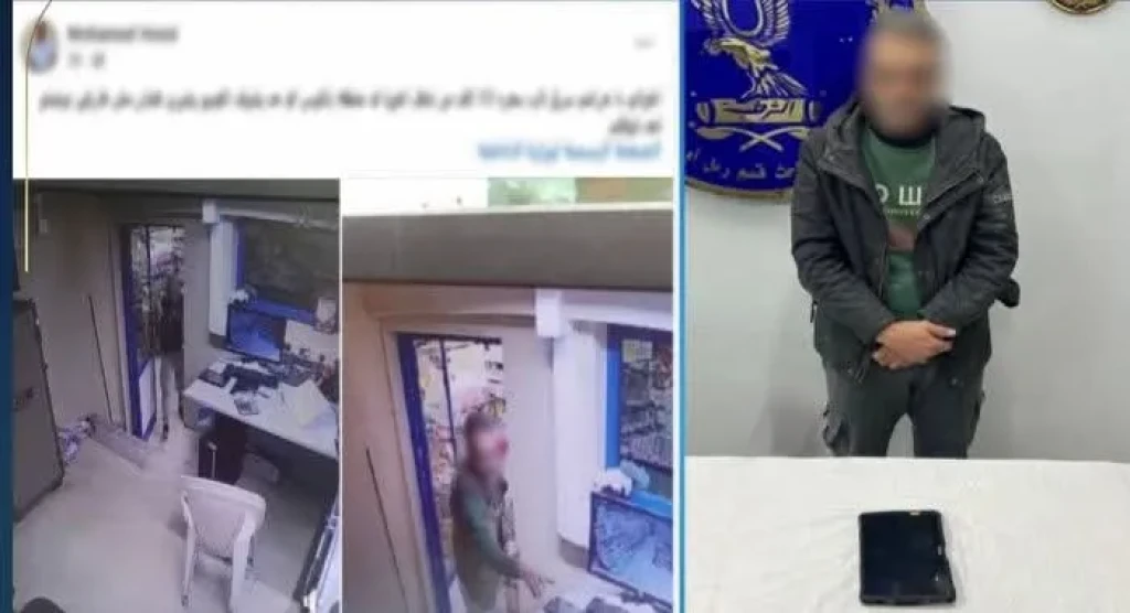 الداخلية: ضبط أحد الأشخاص بسرقة جهاز تابلت من داخل محل تجارى بالإسكندرية