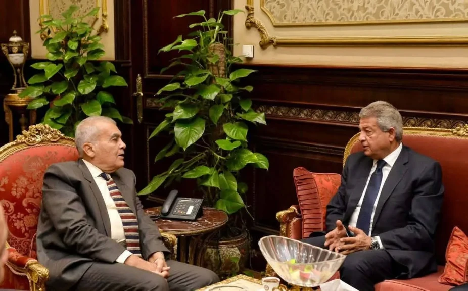 خالد عبدالعزيز يلتقي المستشار عصام فريد رئيس مجلس الشيوخ