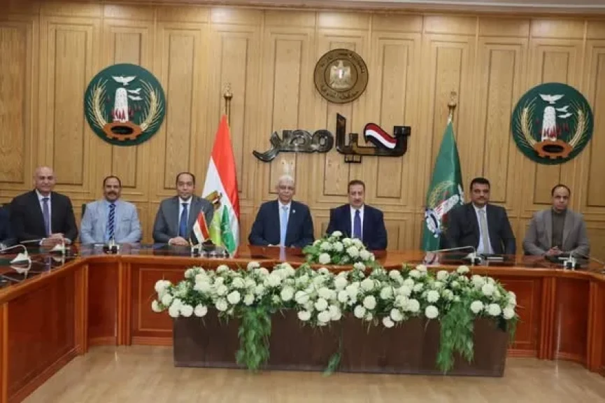 رئيس جامعة المنوفية ومحافظ المنوفية يوقعان بروتوكول مشترك