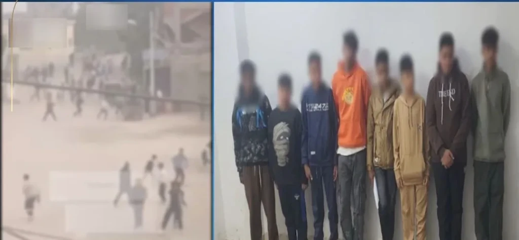 الداخلية:ضبط المتهمين في مقطع فيديو الاعتداء بالحجارة بين الطلاب بالإسماعيلية