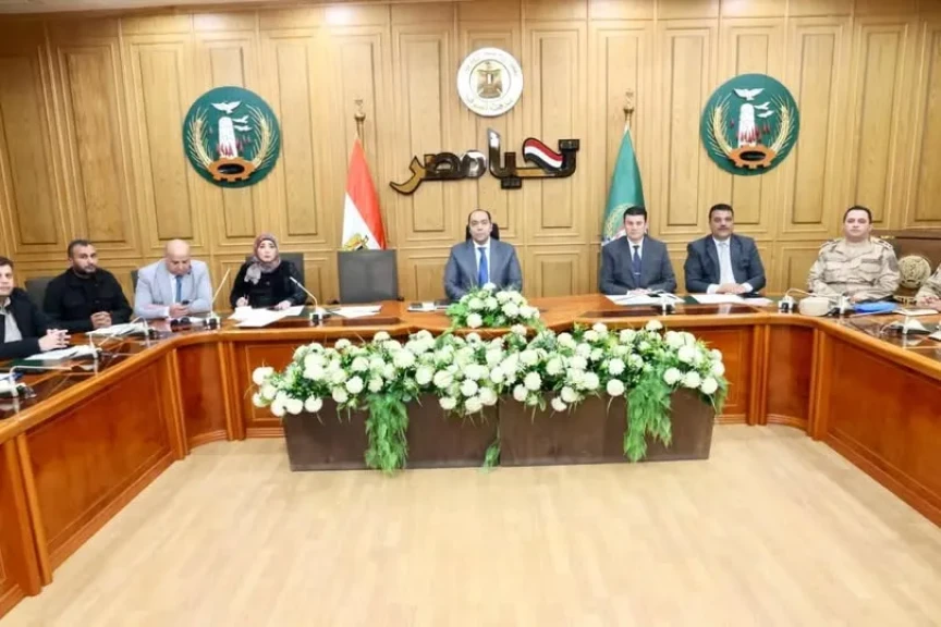 نائب محافظ المنوفية يعقد اجتماعاً تنسيقياً لمتابعة الموقف النهائي لتسليم مشروعات احياة كريمة