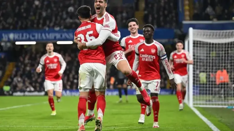 ارسنال يفوز على تشيلسي بثلاثة أهداف بكأس الرابطة الانجليزيه