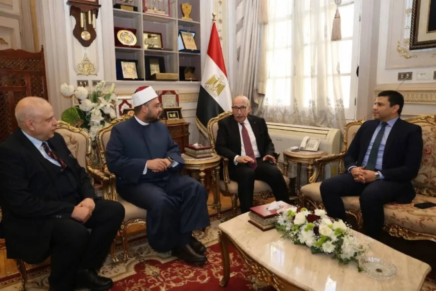 رئيس محكمة النقض يستقبل الأمين العام للمجلس الأعلى للشؤون الإسلامية