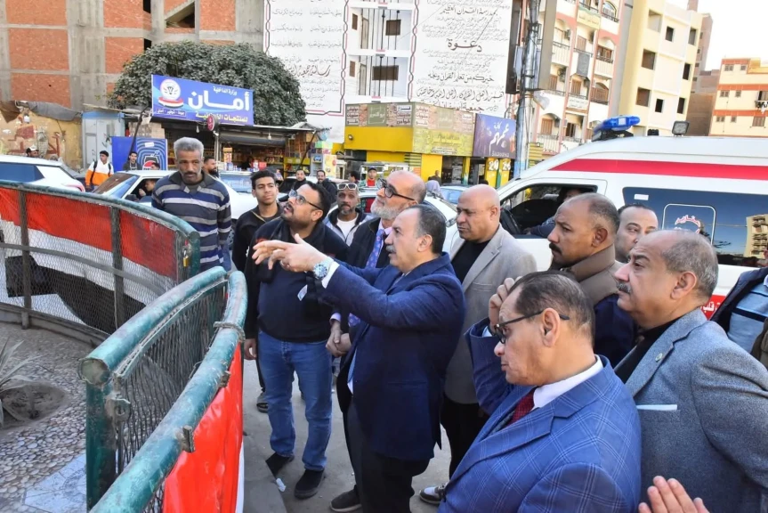 محافظ أسيوط يتفقد تطوير ميدان القرآن الكريم بمنطقة سيد بحي غرب
