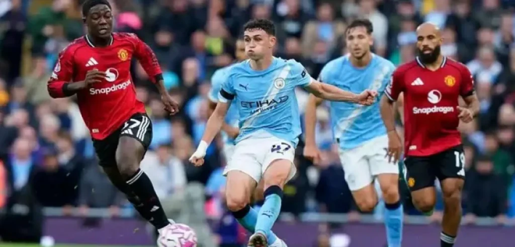 يونايتد يصعق السيتى بثنائية ويقتحم المربع الذهبى للبريميرليج