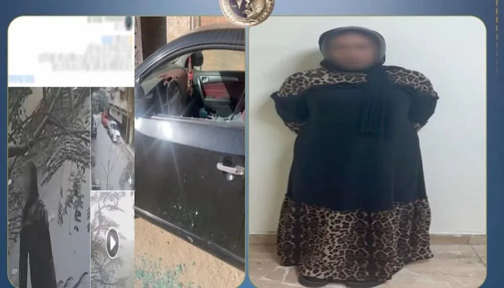الداخلية:كشف ملابسات واقعة قيام سيدة بالقاء الحجارة علي السيارات ببورسعيد