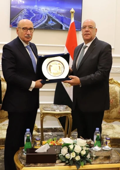 رئيس محكمة النقض ورئيس مجلس القضاء الأعلى في زيارة رسمية لرئيس مجلس النواب