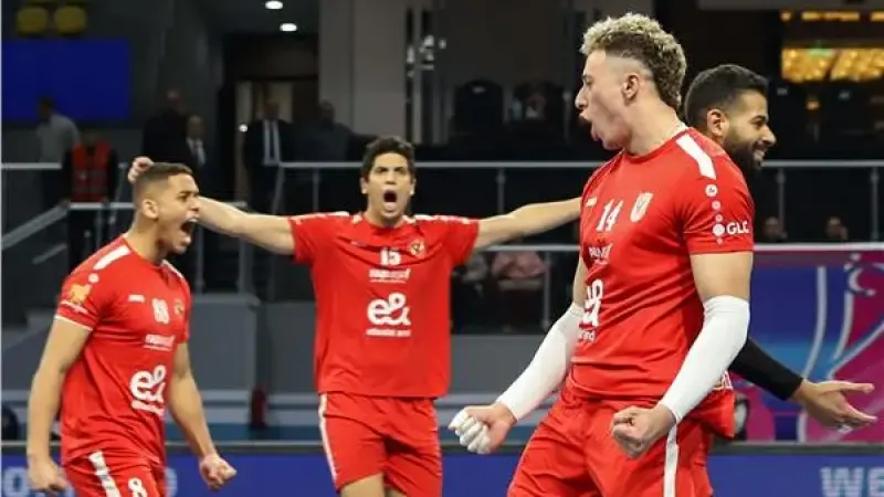 الأهلي بطلا للسوبر المصري للكرة الطائرة بعد الفوز على الزمالك