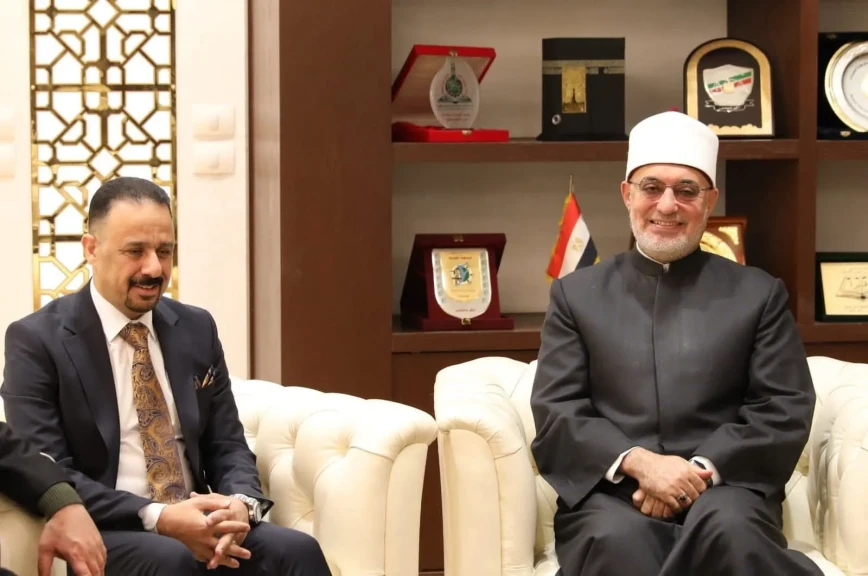 مفتي الجمهورية يستقبل رئيس ديوان الوقف السُّنِّي العراقي