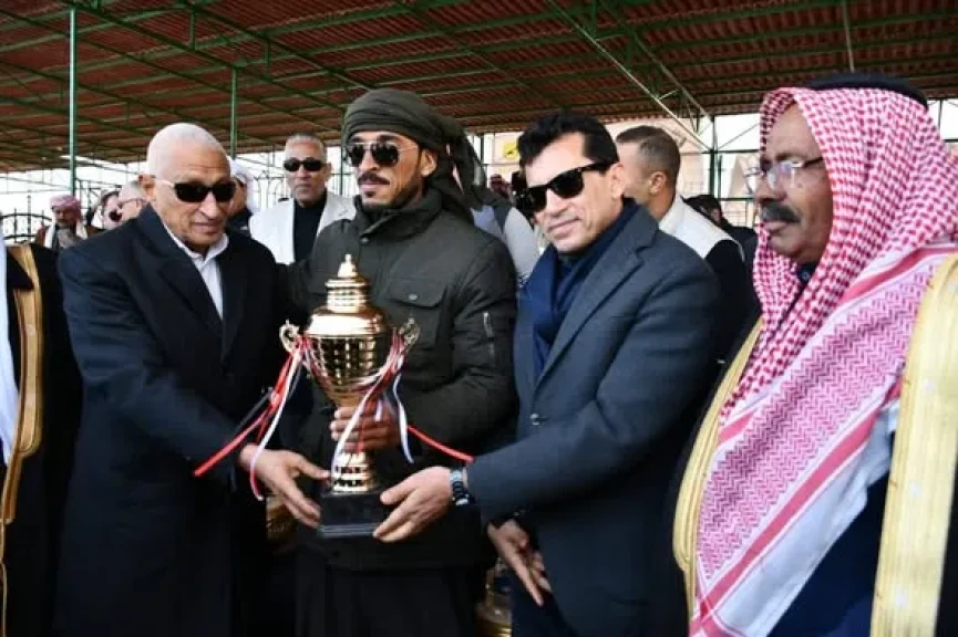 وزير الشباب والرياضة ومحافظ شمال سيناء يشهدان ختام مهرجان سباقات الهجن بالعريش