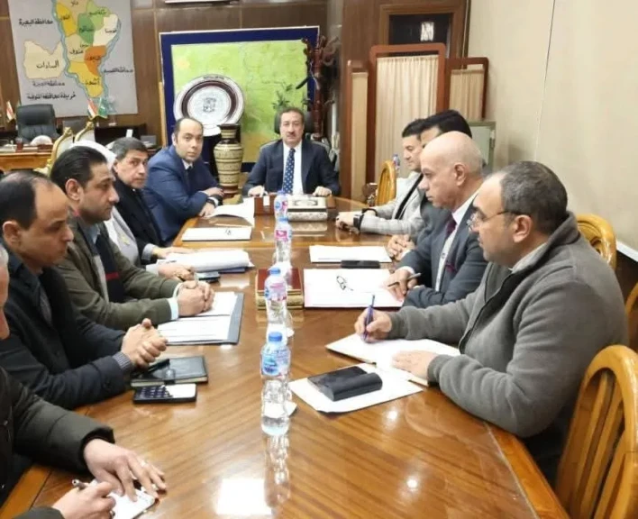 محافظ المنوفية يناقش موقف ملفات التقنين والتصالح والمتغيرات المكانية