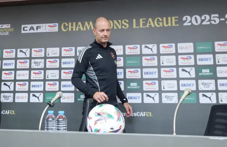 مؤتمر صحفى لتوروب وكابتن الفريق للحديث عن مباراة يانج أفريكانز