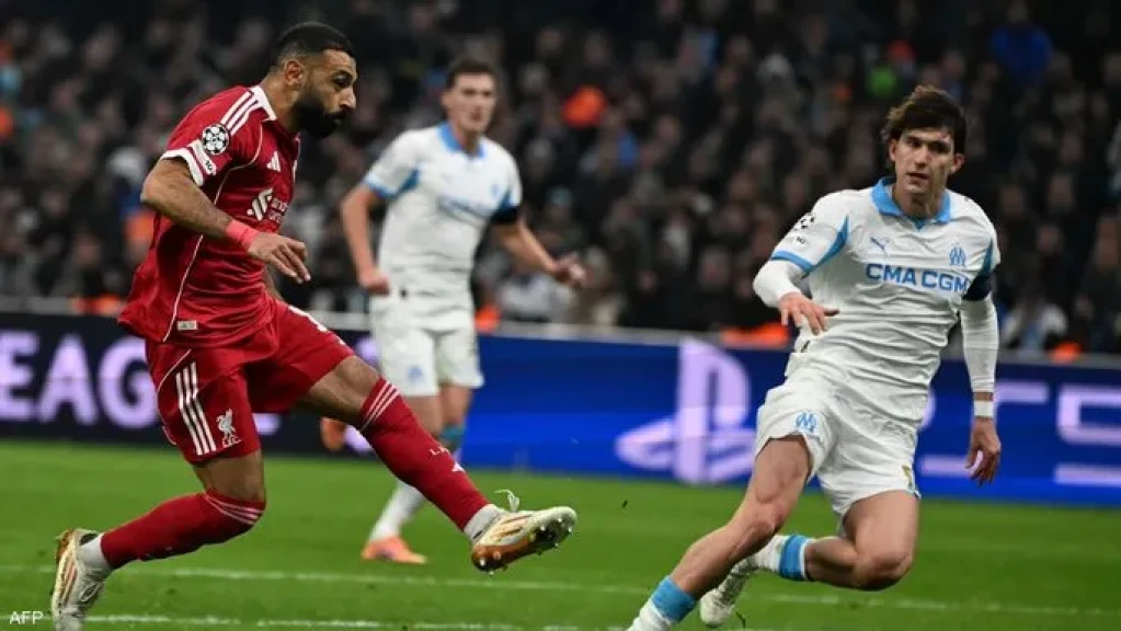 ليفربول يسجل ثلاثة أهداف في فوزه بدوري أبطال أوروبا على مارسيليا