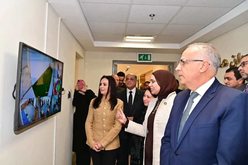 وزير الري و وزيرة التضامن الاجتماعي يفتتحان ”مركز استقبال أبناء وبنات العاملين بوزارة  الري