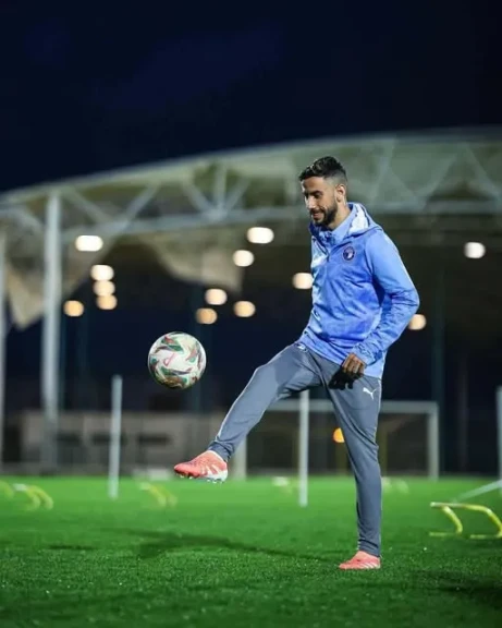 ناصر ماهر وظهوره في المران الأول بعد إنتقاله لبراميدز