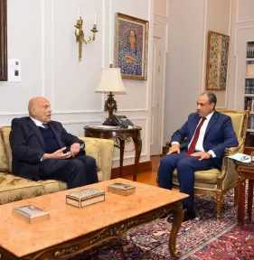 وزير الخارجية يلتقي البروفيسور د. مجدي يعقوب