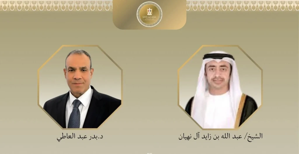 اتصال هاتفي بين وزير الخارجية ونائب رئيس مجلس الوزراء ووزير خارجية دولة الإمارات العربية المتحدة الشقيقة