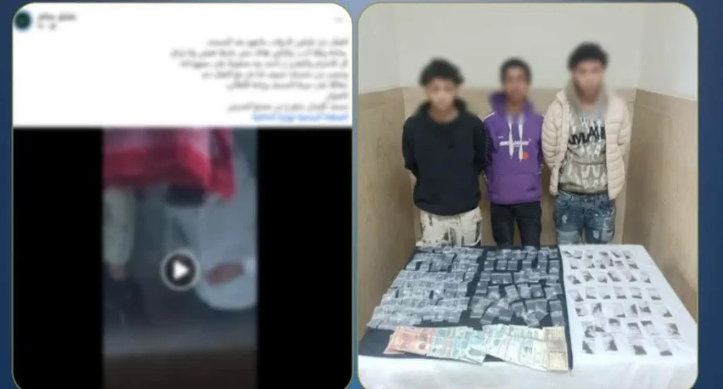الداخلية:ضبط المتهمين في مقطع فيديو بترويج مواد مخدرة بالجيزة