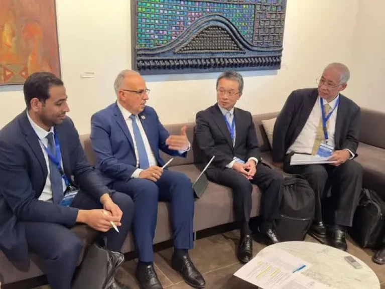 وزير الري يلتقى وفد دولة اليابان شريك مصر فى رئاسة الحوار التفاعلي الثالث للمياه