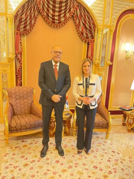 وزير العمل يلتقي نظيرته الصربية على هامش المؤتمر الدولي لسوق العمل بالرياض