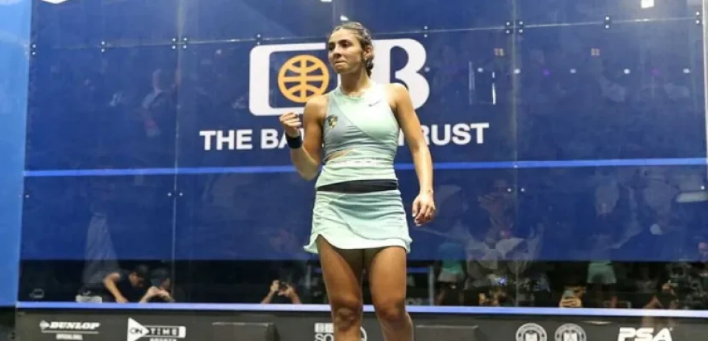 المصنفة الأولى عالميًا هانيا الحمامى تتأهل إلى نصف نهائى بطولة سبروت للاسكواش 2026