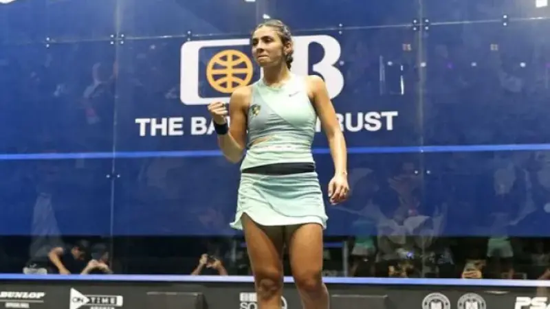 المصنفة الأولى عالميًا هانيا الحمامى تتأهل إلى نصف نهائى بطولة سبروت للاسكواش 2026