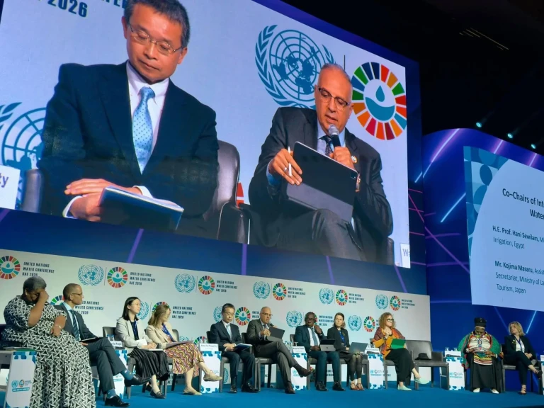 وزير الري يشارك فى فعاليات الجلسة التشاركية لرؤساء مؤتمر الأمم المتحدة للمياه