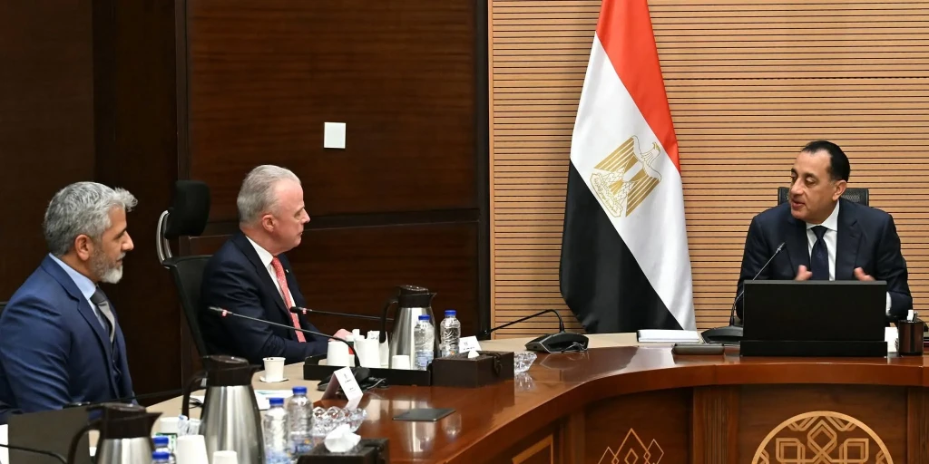 رئيس الوزراء يلتقي رئيس شركة ”بوينج” الأمريكية لبحث فرص تعزيز وتطوير الشراكة القائمة