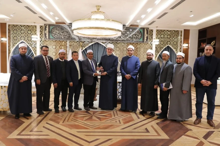 مفتي الجمهورية يستقبل وفدًا من مكتب شيخ الإسلام في تايلاند لبحث سبل التعاون الإفتائي والأكاديمي