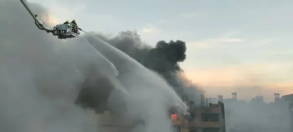 محافظ القاهرة: لأول مرة استخدام ”درون” لإطفاء حريق منشأة ناصر