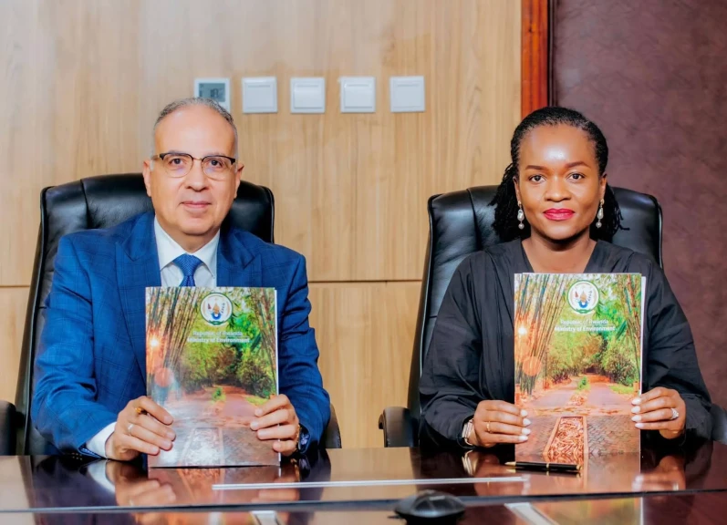 وزير الري و وزيرة البيئة الرواندية يشهدان ختام اجتماعات اللجنة التوجيهية المشتركة