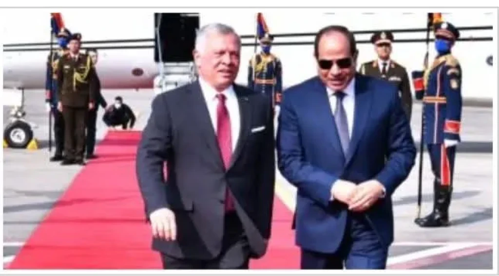 الرئيس السيسي يستقبل عاهل المملكة الأردنية الهاشمية