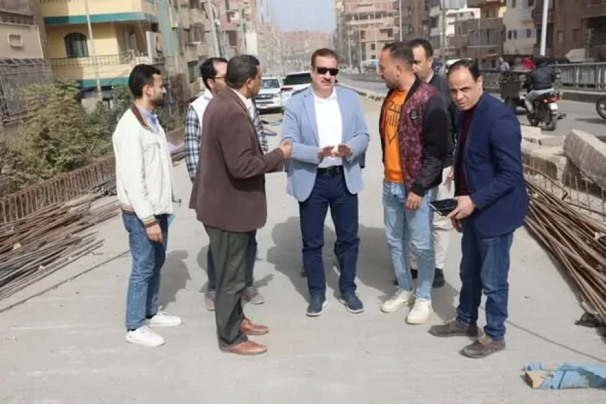 محافظ المنوفية يتفقد مستجدات أعمال رفع كفاءة كوبري الباجور العلوي