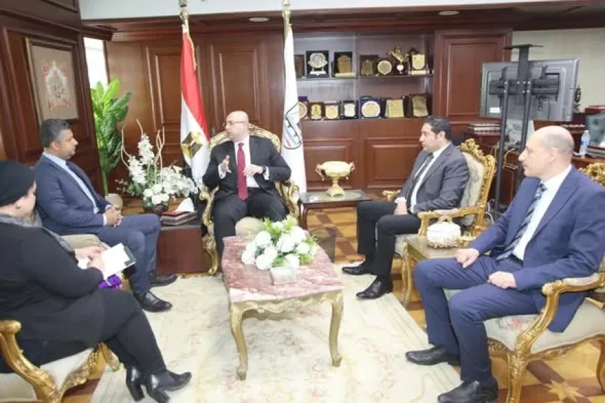 محافظ بني سويف يستقبل وفد المجلس القومي لحقوق الإنسان