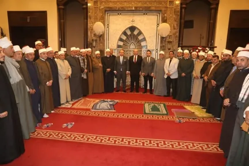 محافظ بنى سويف يشهد احتفال الأوقاف بــليلة النصف من شعبان