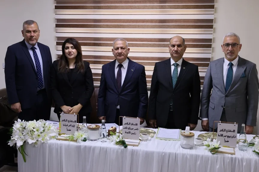 مناقشة بحث بورد في كلية طب المستنصرية ببغداد حول نتائج عملية قص الحبال الصوتية بجهاز البلازما