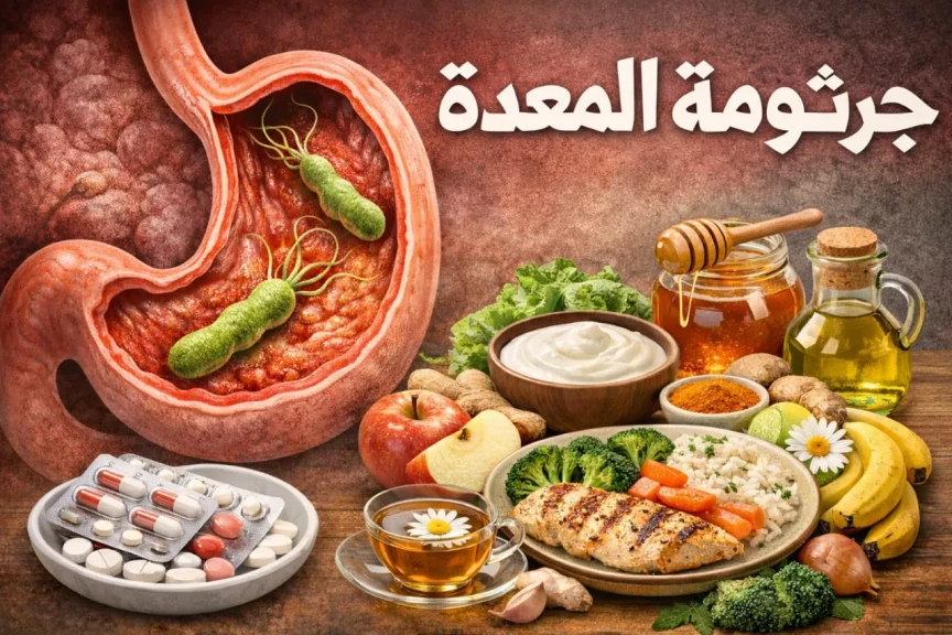 جرثومة المعدة… الوباء الصامت ودور العلاج الغذائي في الشفاء