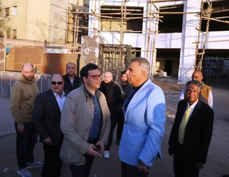 وزير الثقافة ومحافظ أسوان يتفقدان مشروع الإحلال والتجديد الشامل لقصر ثقافة أسوان