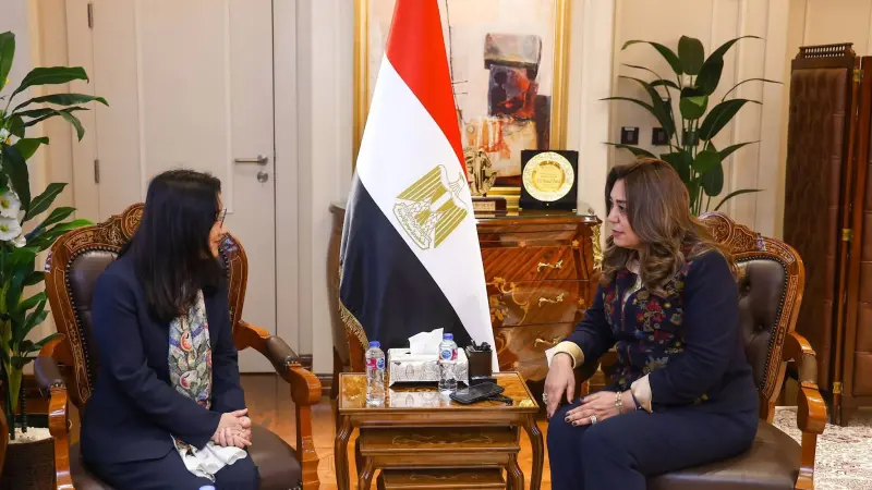 وزيرة التنمية المحلية تبحث مع الممثلة المقيمة لبرنامج الأمم المتحدة الإنمائي ملفات التعاون المشتركة