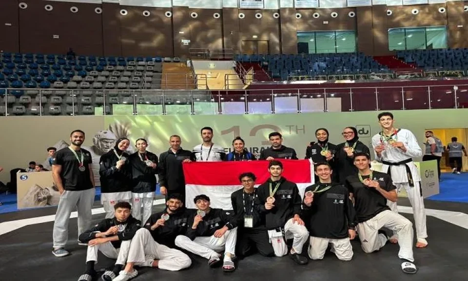 وزير الشباب والرياضة يهنئ منتخب مصر للتايكوندو بعد تألقه في بطولة كأس العرب