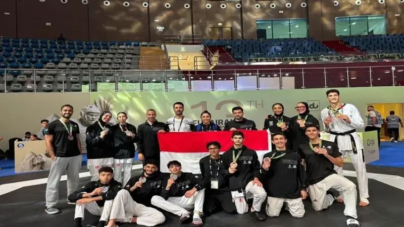 وزير الشباب والرياضة يهنئ منتخب مصر للتايكوندو بعد تألقه في بطولة كأس العرب