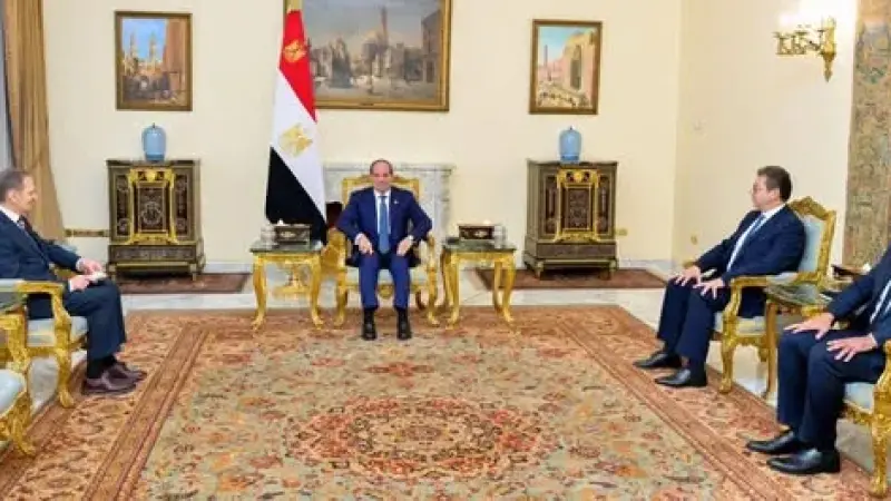 الرئيس السيسي يستقبل رئيس جهاز الاستخبارات الخارجية بروسيا الاتحادية