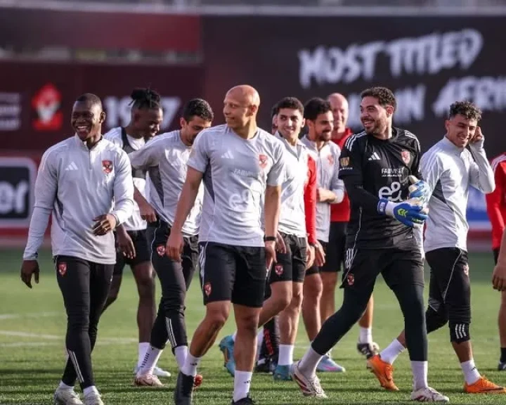 الأهلي يختتم استعداداته لمباراة الإسماعيلي بدوري نايل