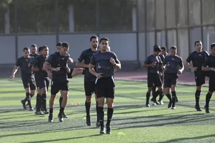 تدريب عملي للحكام في مركز المنتخبات الوطنية