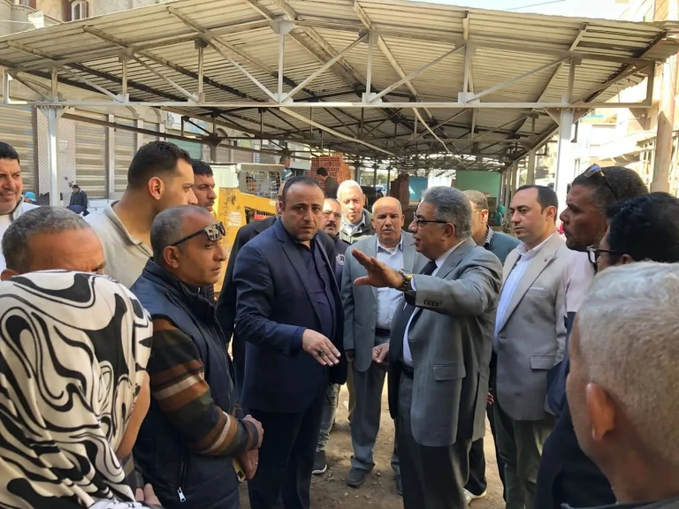 محافظ الدقهلية يتفقد السوق الحضاري بمدينة أجا